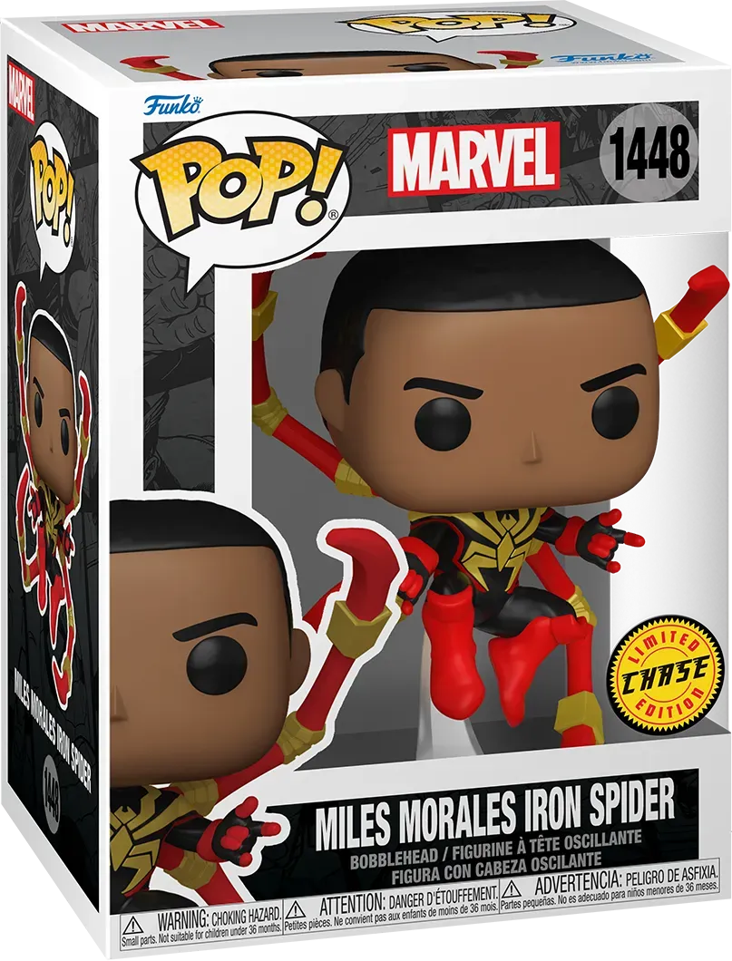 Marvel Comics - Miles Morales Iron Spider Pop! Vinyl - Chase Bundle - Image 3