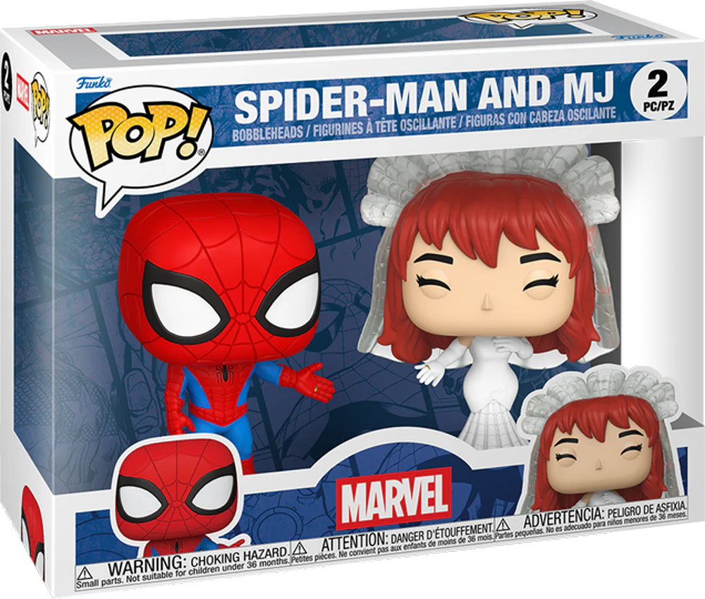 Marvel Comics - Spider-Man & MJ Pop! Vinyl 2-Pack - Image 3