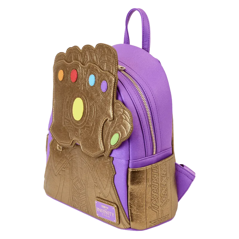 Marvel Comics - Thanos Gauntlet Metallic Mini Backpack - Image 6
