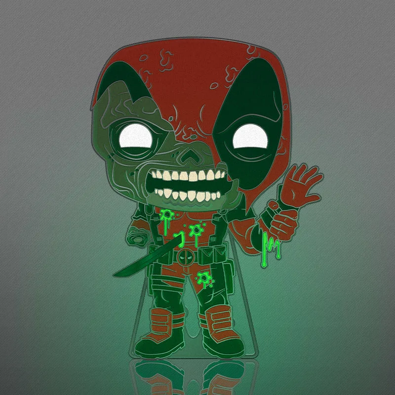 Marvel Comics - Zombie Deadpool 4" Pop! Pin - Image 2