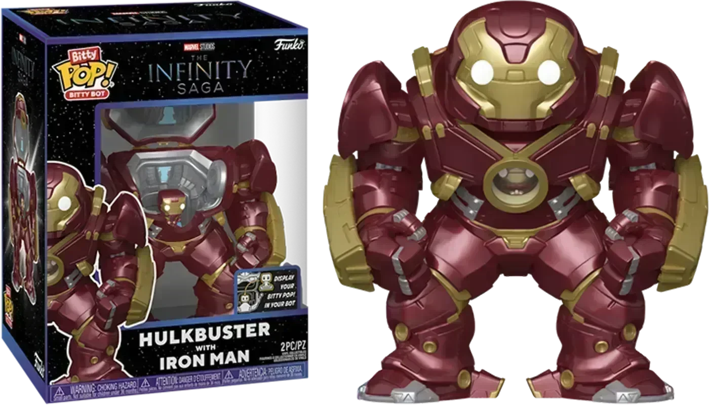 Marvel - Hulkbuster with Iron Man Bitty Pop! Bot