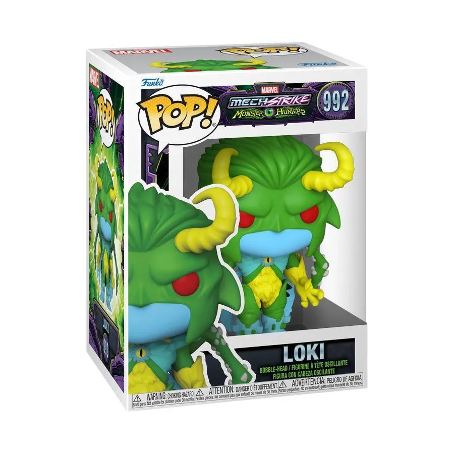 Marvel Mech Strike Monster Hunters - Loki Pop! Vinyl - Image 3