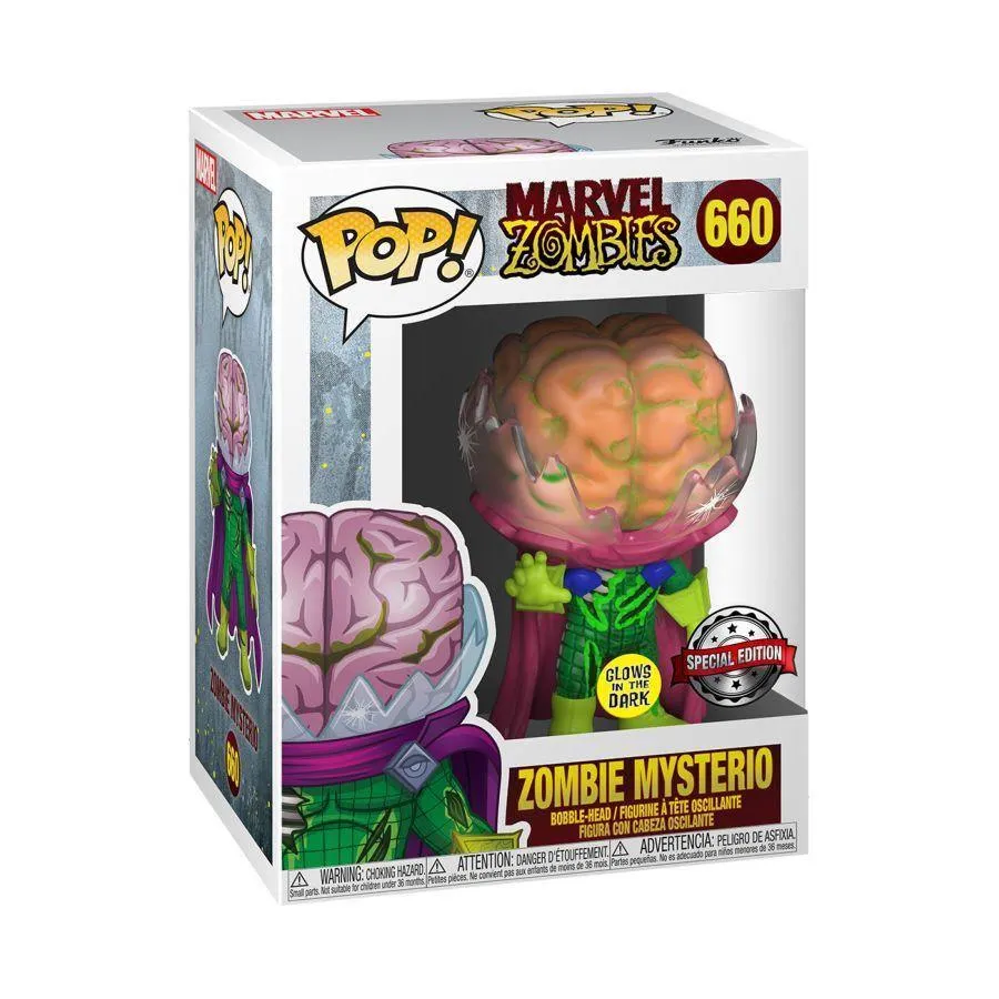 Marvel Zombies - Mysterio Glow US Exclusive Pop! Vinyl [RS] - Image 3