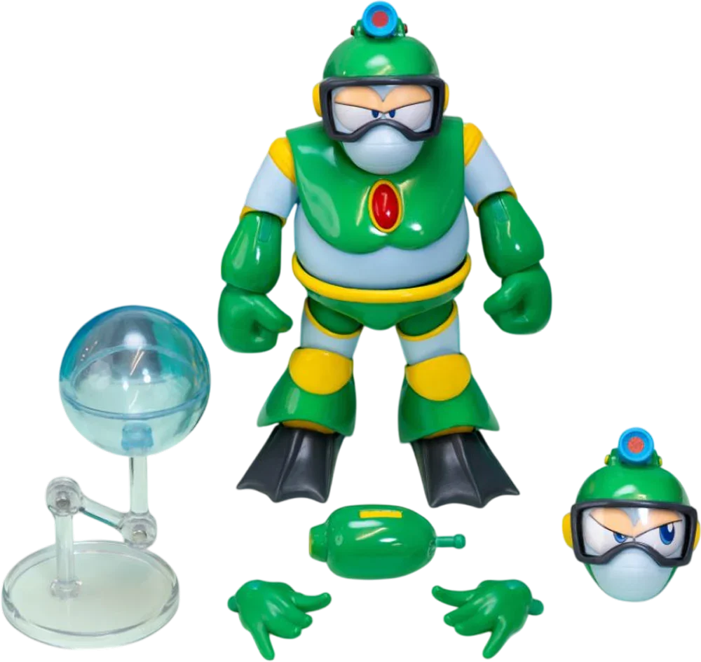 Mega Man - Bubble Man 4.5" Action Figure - Image 8