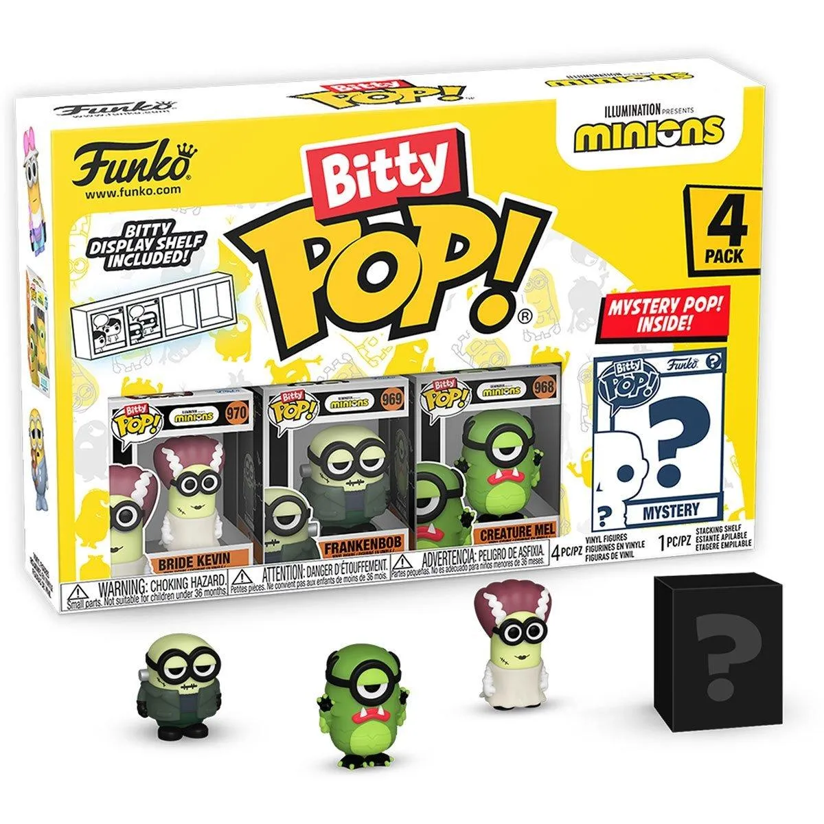 Minions - Frankenbob Bitty Pop! 4-Pack