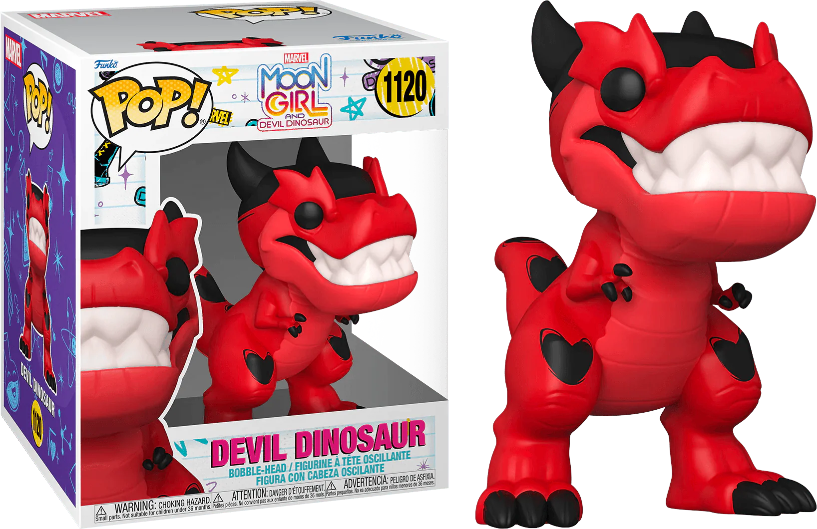 Moon Girl & Devil Dinosaur (TV) - Devil Dinosaur 6" Pop! Vinyl