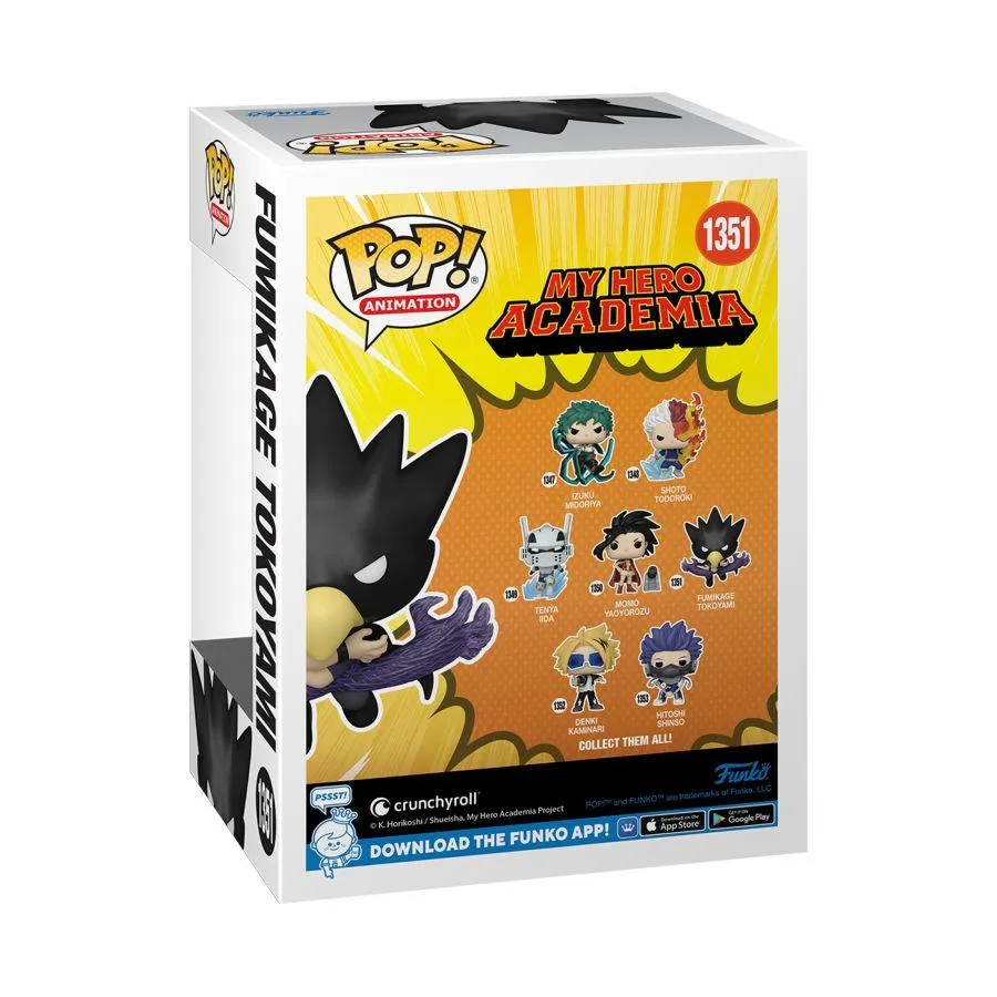 My Hero Academia - Fumikage Tokoyami (Fallen Angel) US Exclusive Glow Pop! Vinyl [RS] - Image 4