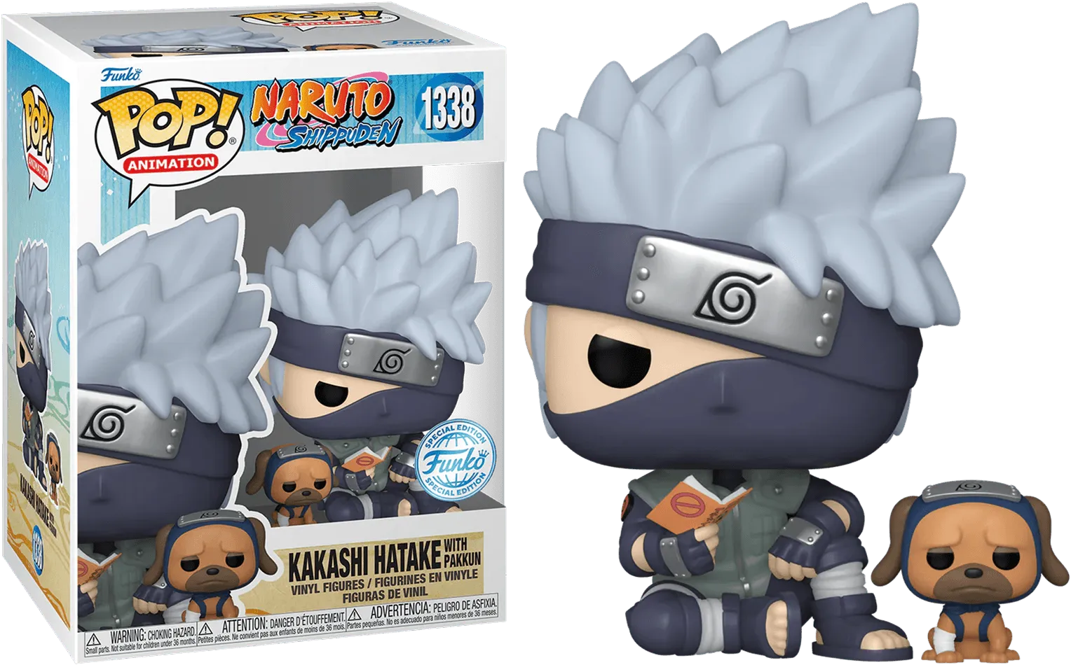 Naruto - Kakashi with Pakkun US Exclusive Pop! Vinyl [RS]