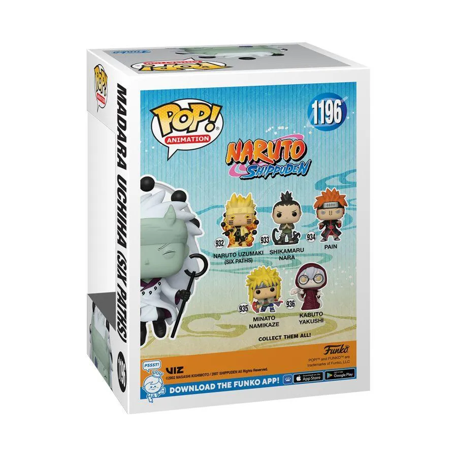 Naruto: Shippuden - Sage Madara Uchiha Glow US Exclusive Pop! Vinyl [RS] - Image 5