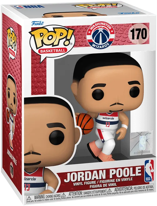 NBA Basketball - Jordan Poole (Washington Wizards) Pop! Vinyl - Image 3