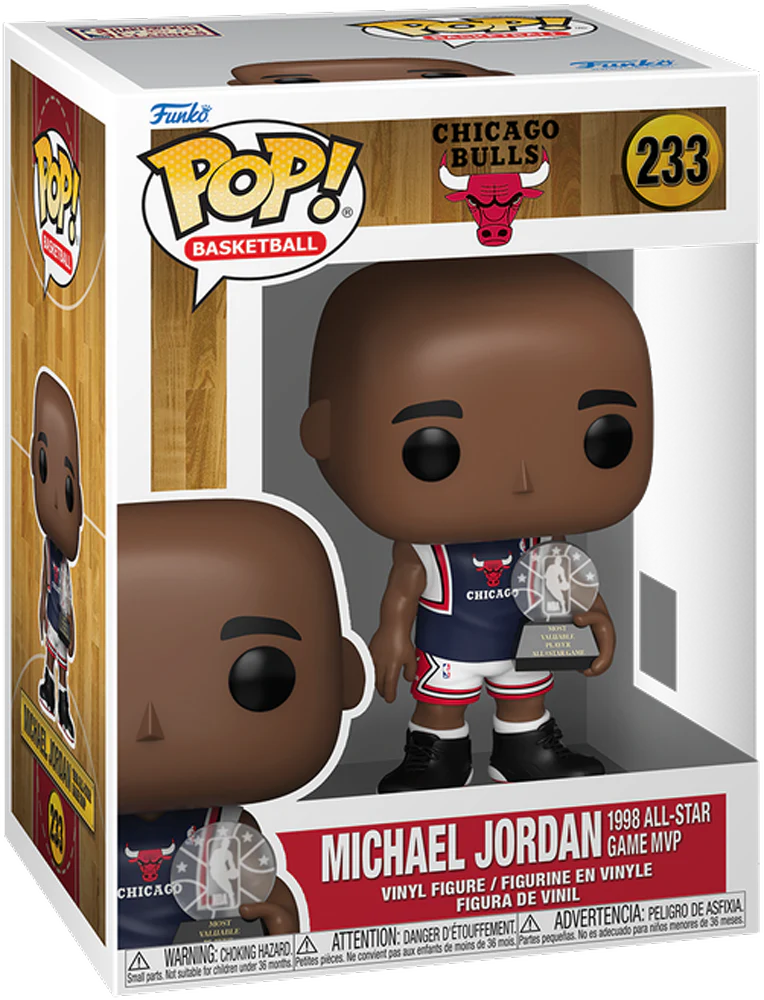 NBA: Bulls - Michael Jordan (1998 All-Star Game MVP) Pop! Vinyl - Image 3