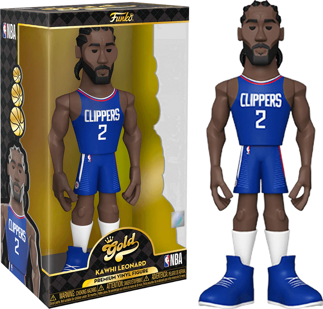 NBA: Clippers - Kawhi Leonard 12" (with chase) Vinyl Gold