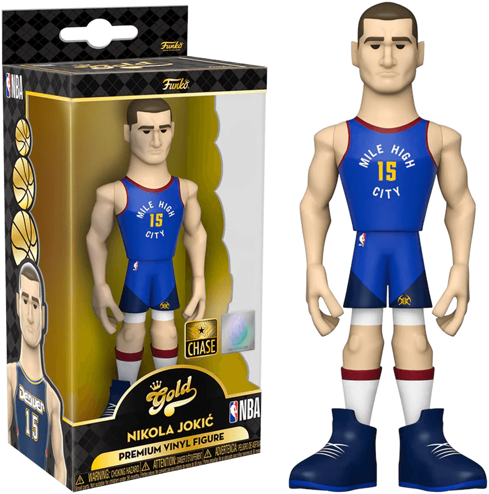 NBA: Grizzlies - Nikola Jokic Away Uni (with chase) 5" Vinyl Gold - Image 2