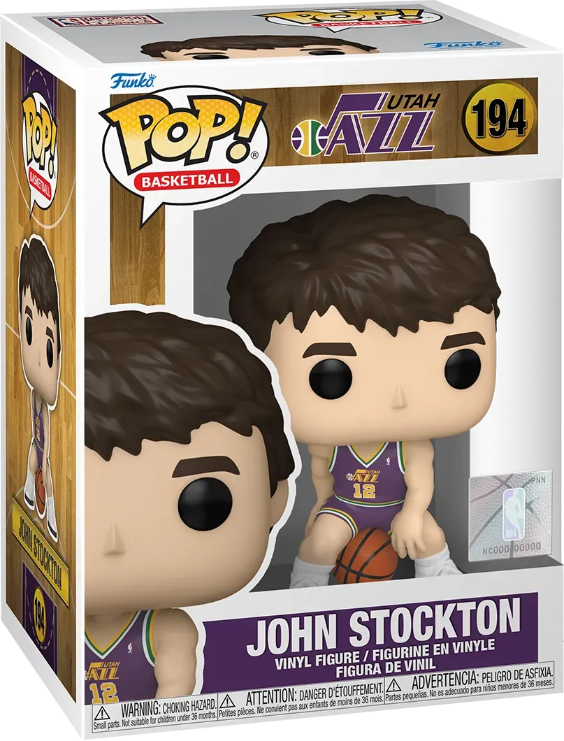 NBA Legends: Jazz - John Stockton (Rookie) Pop! Vinyl - Image 3