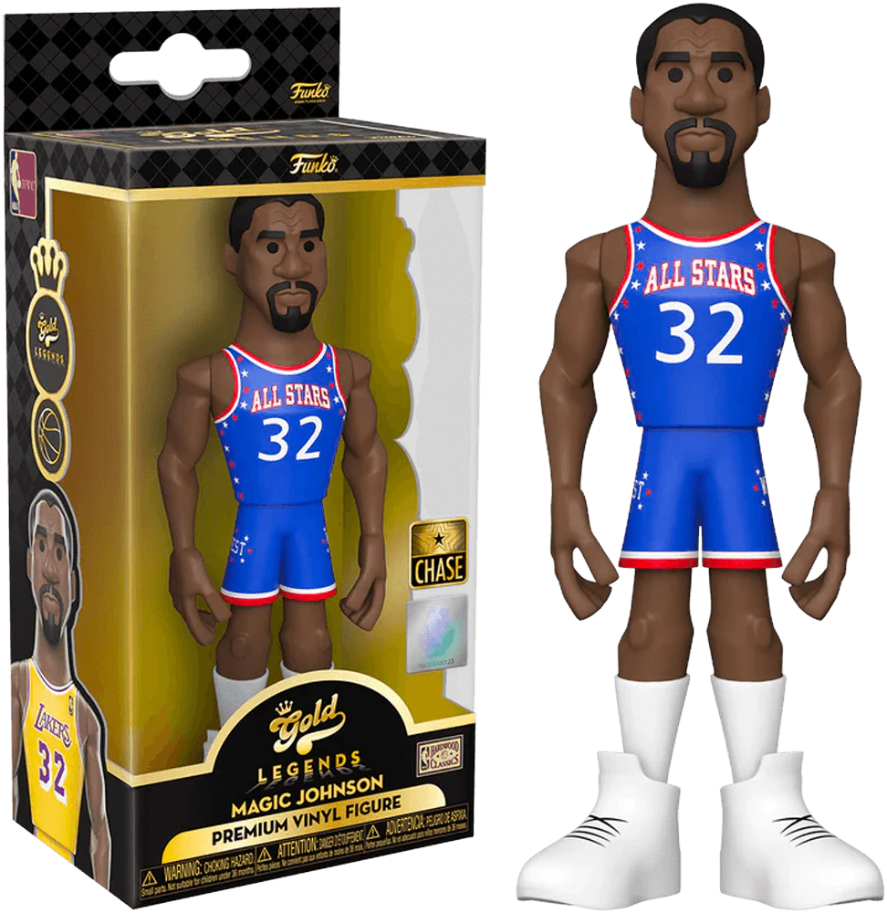 NBA Legends: Lakers - Magic Johnson (with chase) 5" Vinyl Gold - Image 2