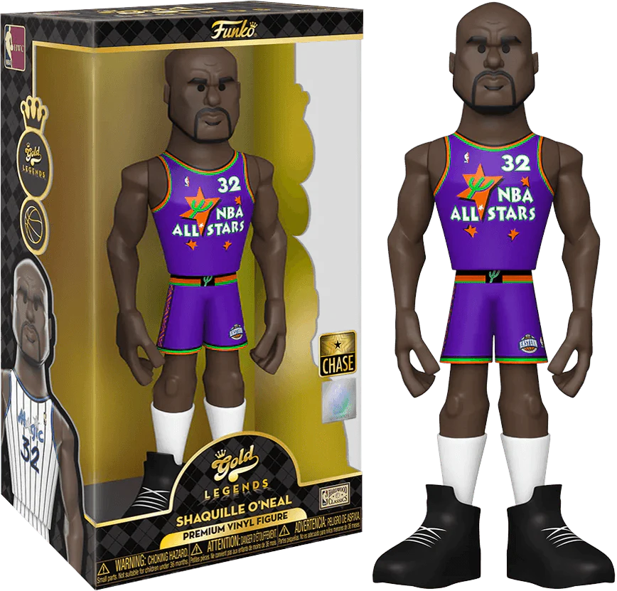 NBA Legends: Magic - Shaquille O'Neal (with chase) 12" Vinyl Gold - Image 2