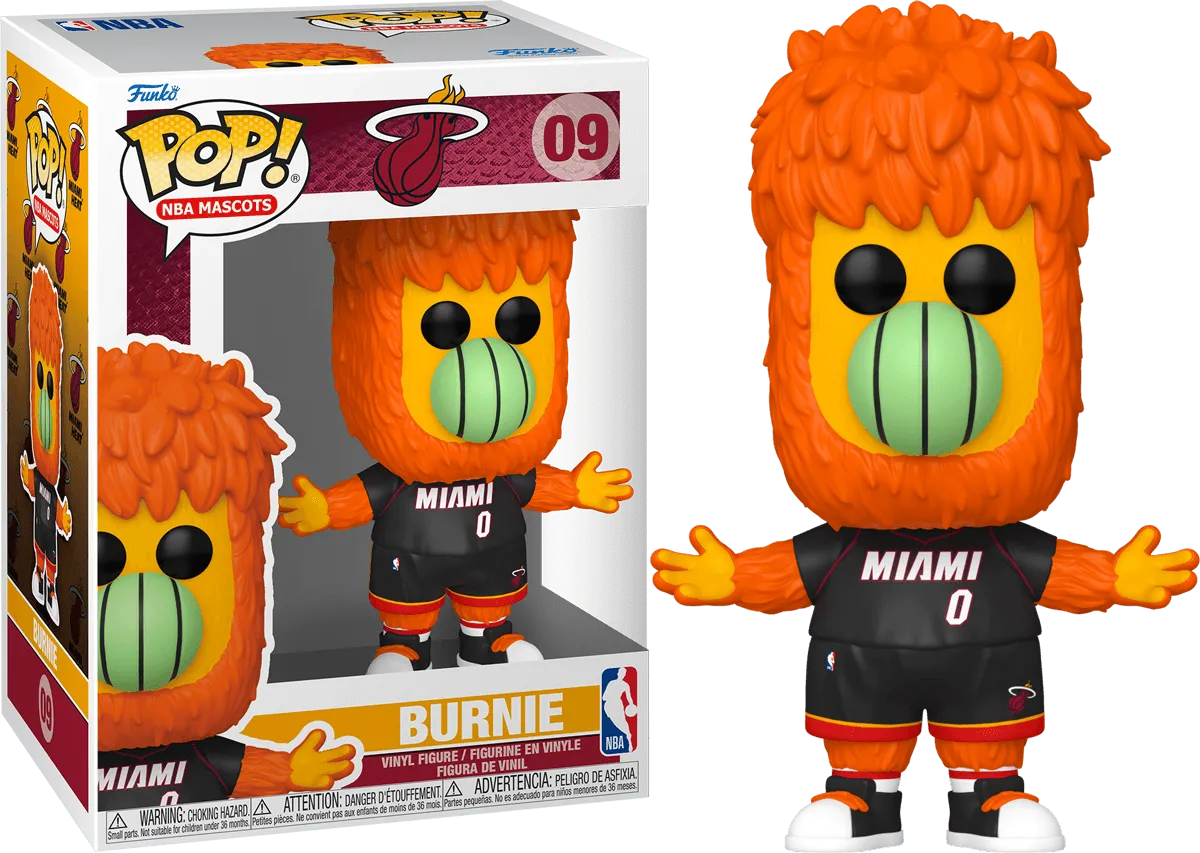NBA: Mascots - Miami Burnie Pop! Vinyl