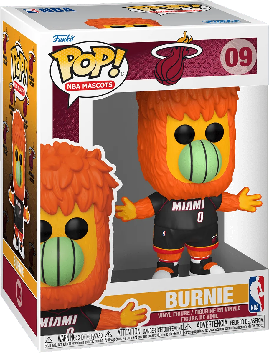 NBA: Mascots - Miami Burnie Pop! Vinyl - Image 3