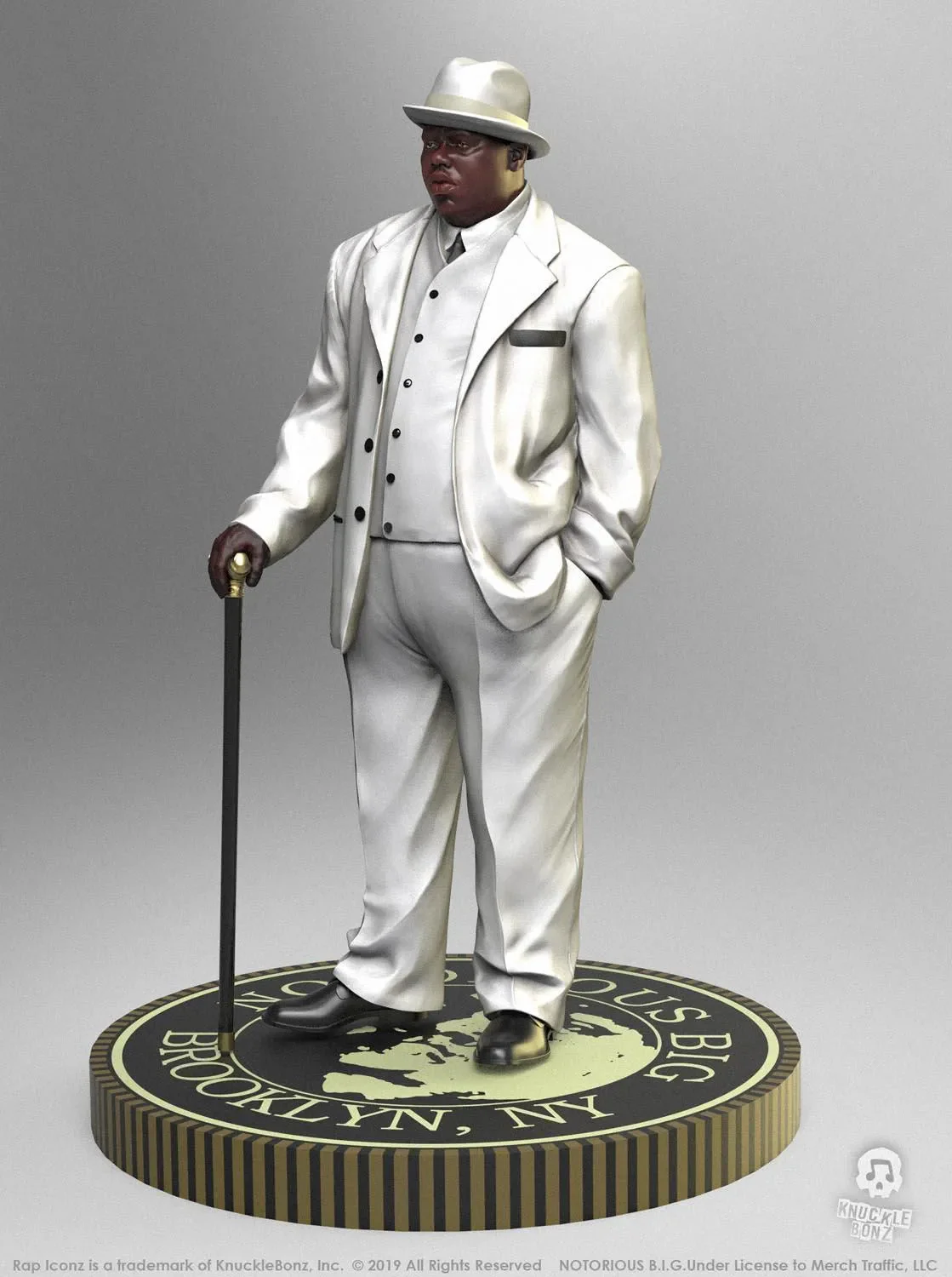 Notorious B.I.G. - Biggie Smalls Rock Iconz Statue - Image 3