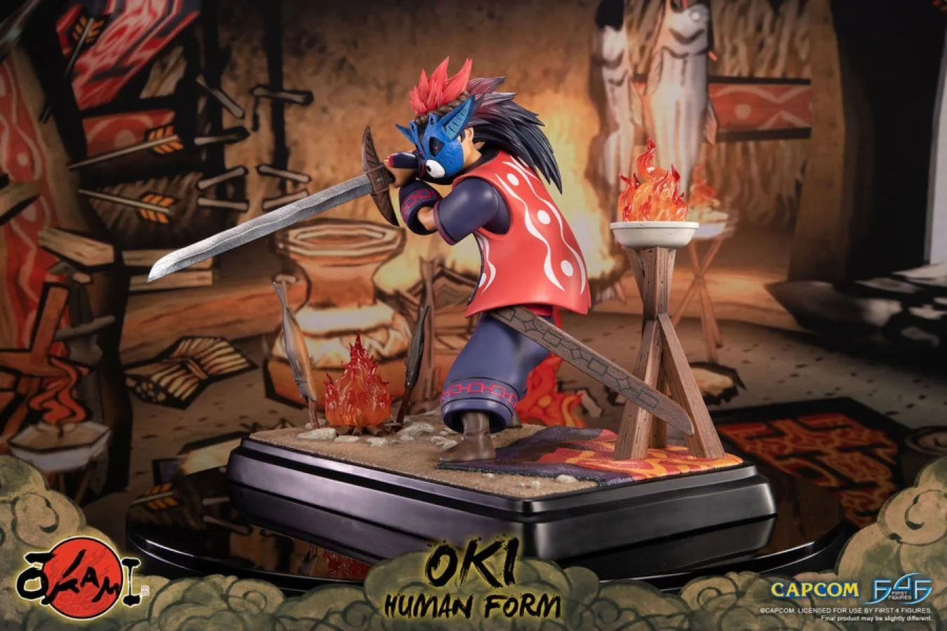 Okami - Oki (Human Form) Statue - Image 3