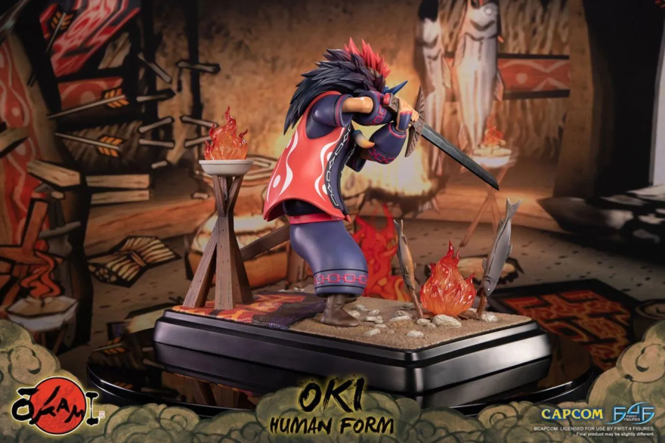 Okami - Oki (Human Form) Statue - Image 5