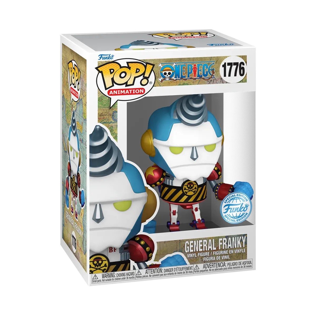 One Piece - General Franky US Exclusive (with chase) Pop! Vinyl [RS] - Image 3