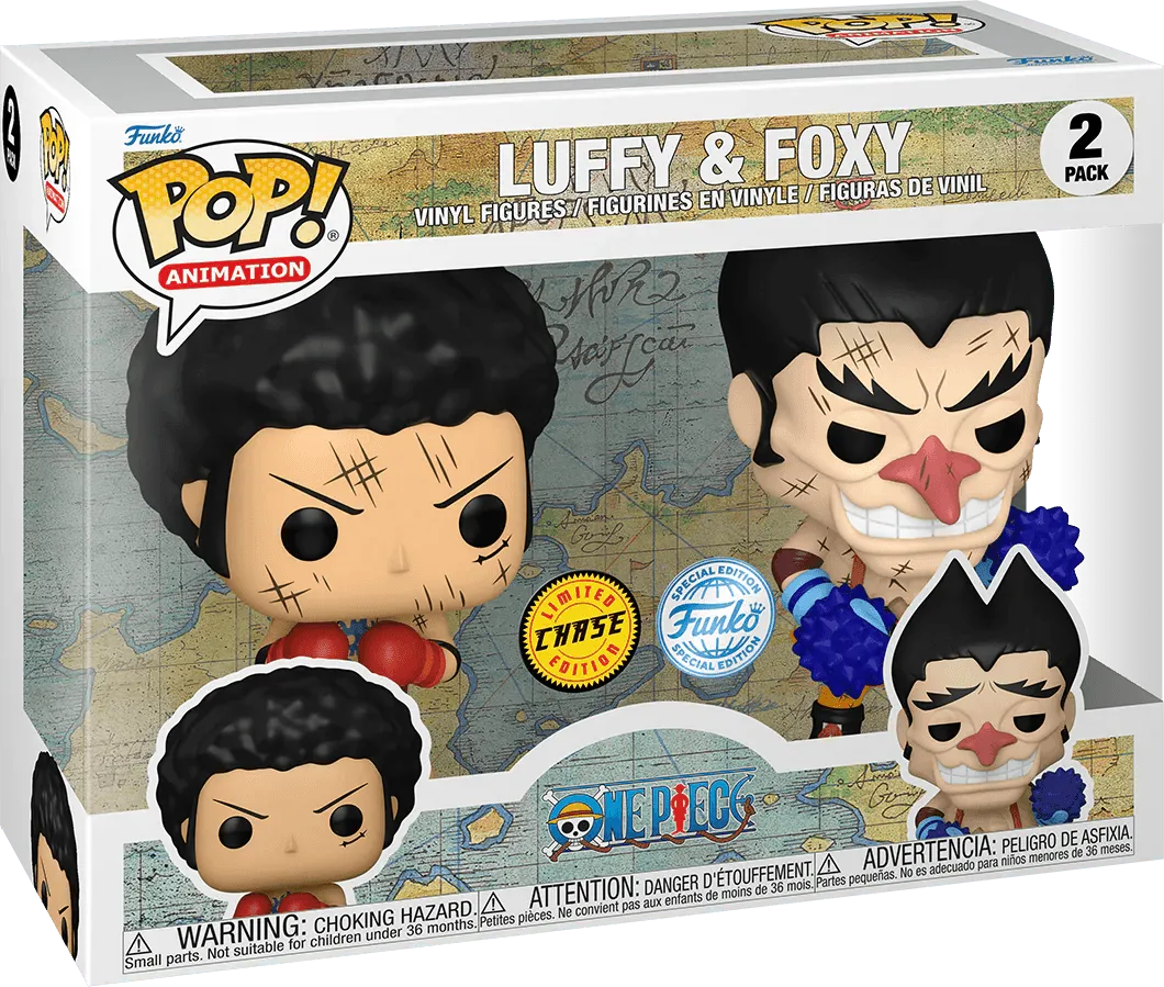 One Piece - Luffy & Foxy US Exclusive Pop! Vinyl 2-Pack [RS] - Image 5