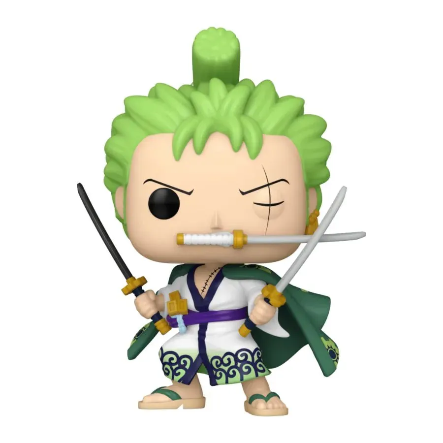 One Piece - Roronoa Zoro US Exclusive Glow Pop! Vinyl [RS] - Image 3