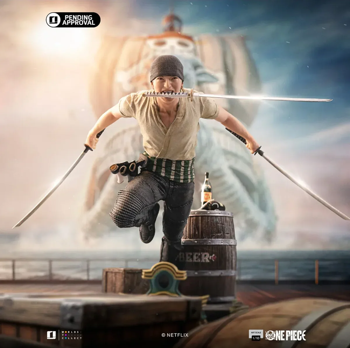 One Piece - Zoro 1:10 Scale Statue - Image 2