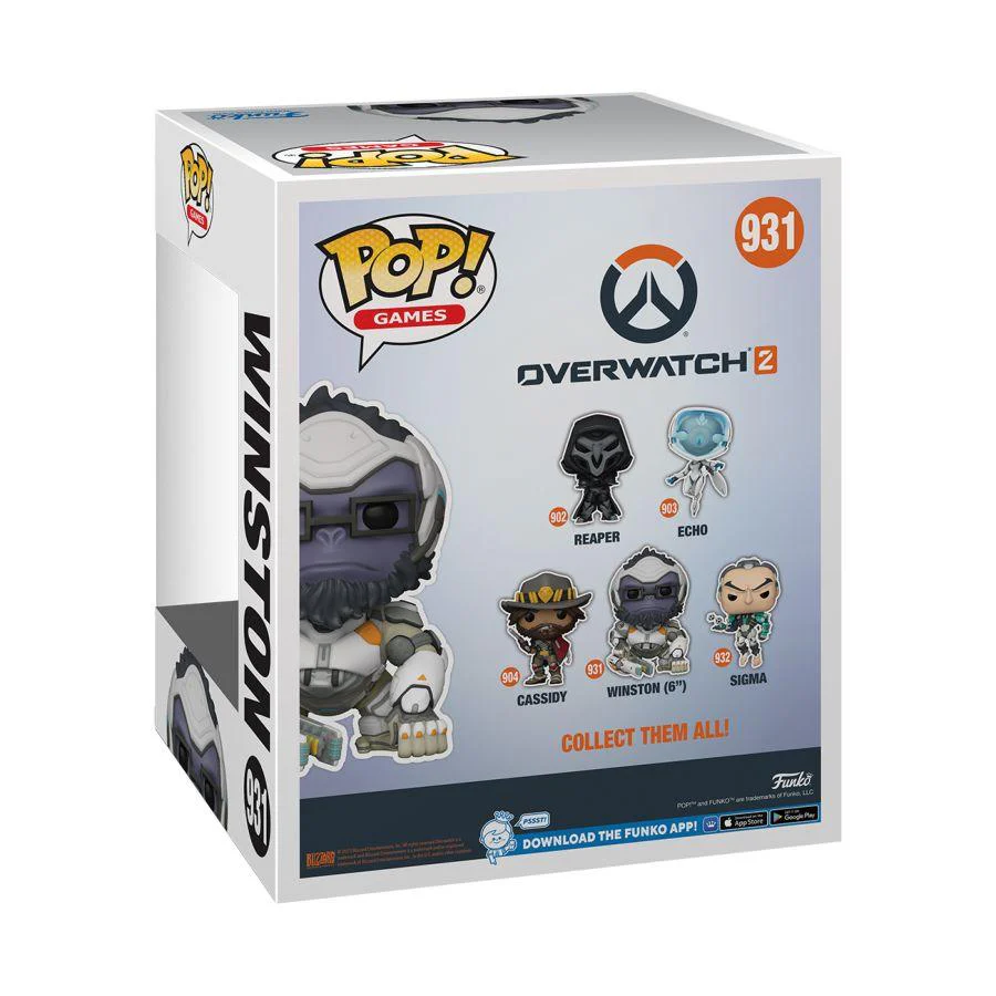Overwatch 2 - Winston 6" Pop! Vinyl - Image 4