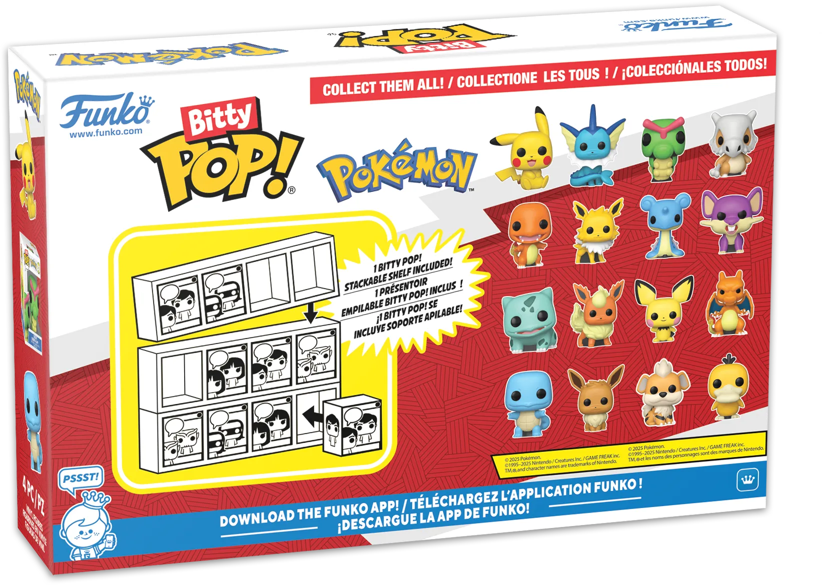 Pokemon - Charmander Bitty Pop! 4-Pack - Image 2