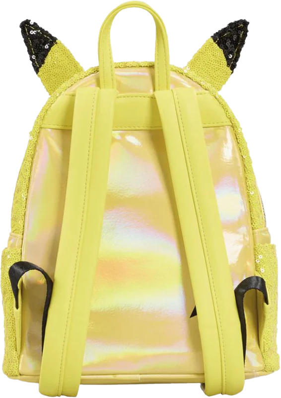 Pokemon - Pikachu Cosplay Sequin Mini Backpack - Image 3