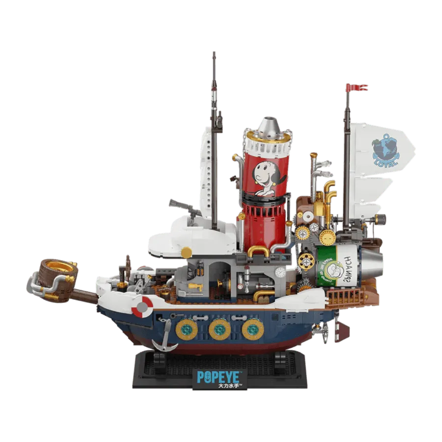 Popeye - Popeye's Adventure Ship Buildable Set (1845pcs)