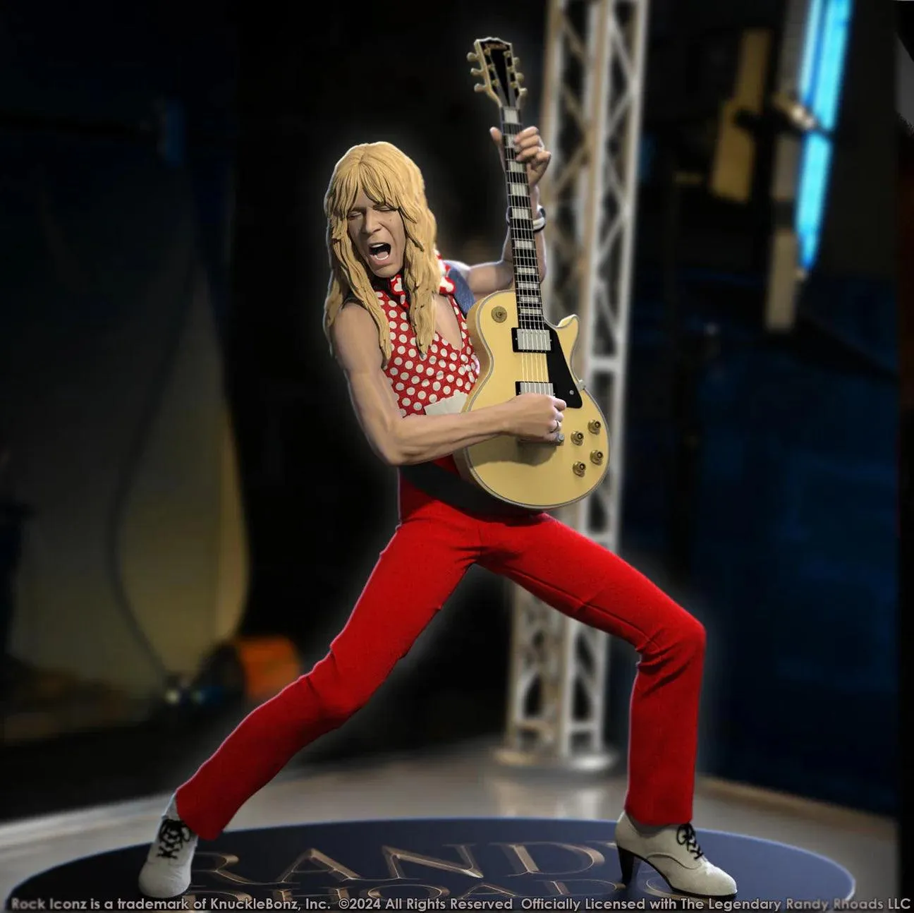 Randy Rhoads IV - The Early Years (Red Version) Rock Iconz Statue - Image 6