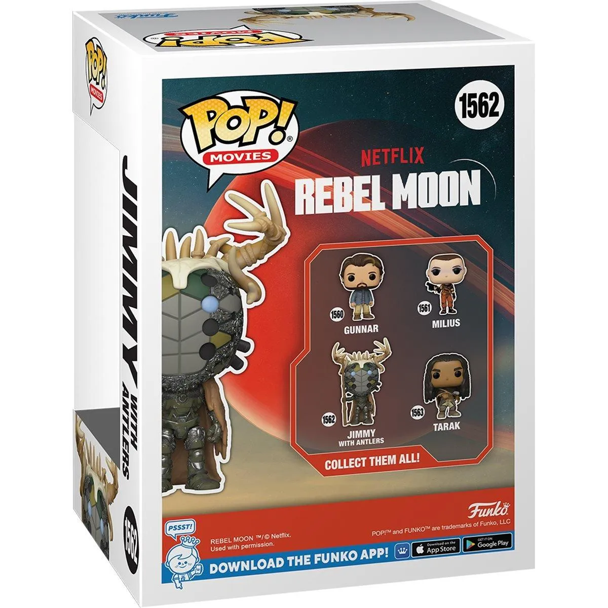Rebel Moon (2023) - Jimmy with Antlers Pop! Vinyl - Image 4