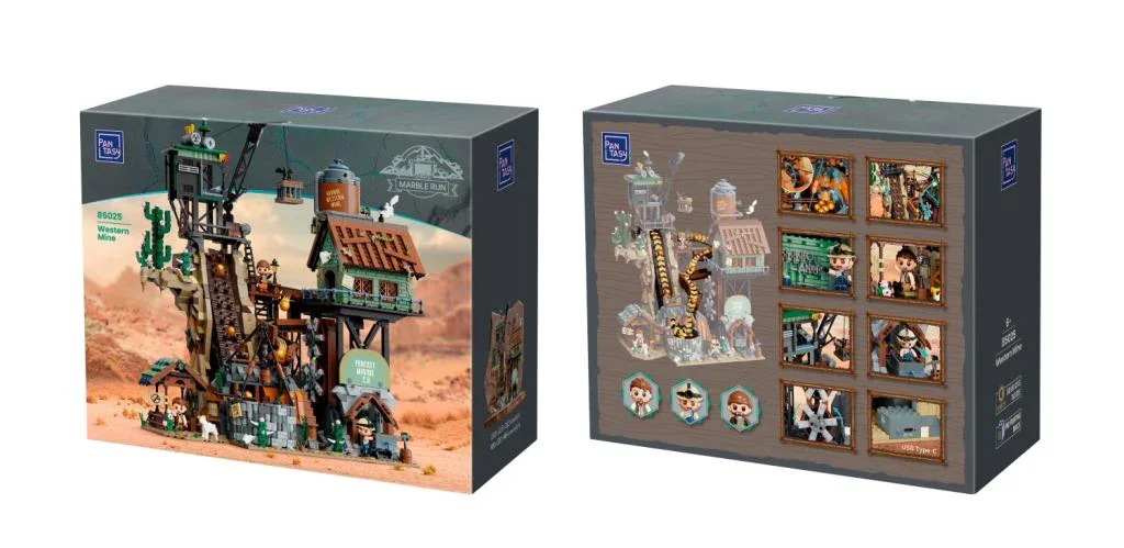 Retro Collection - Western Mine Construction Set (2990 Pieces) - Image 7