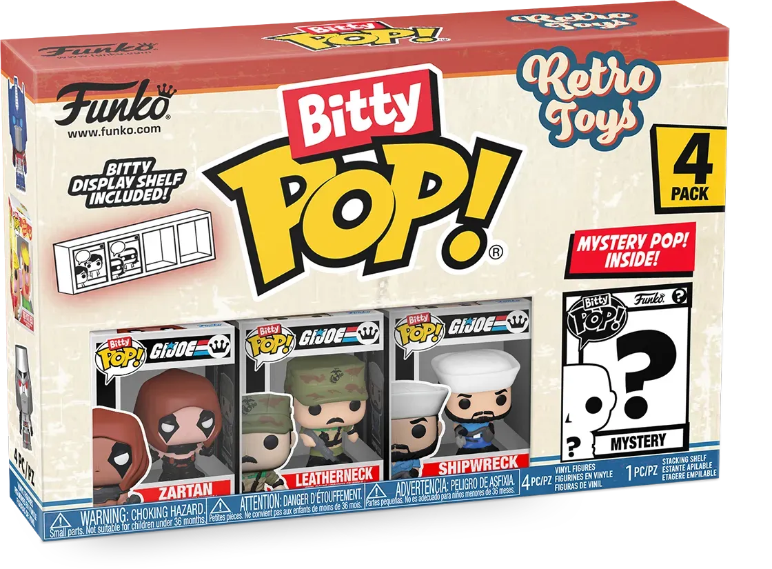 Retro Toys - G.I. Joe Bitty Pop! 4-Pack - Image 2