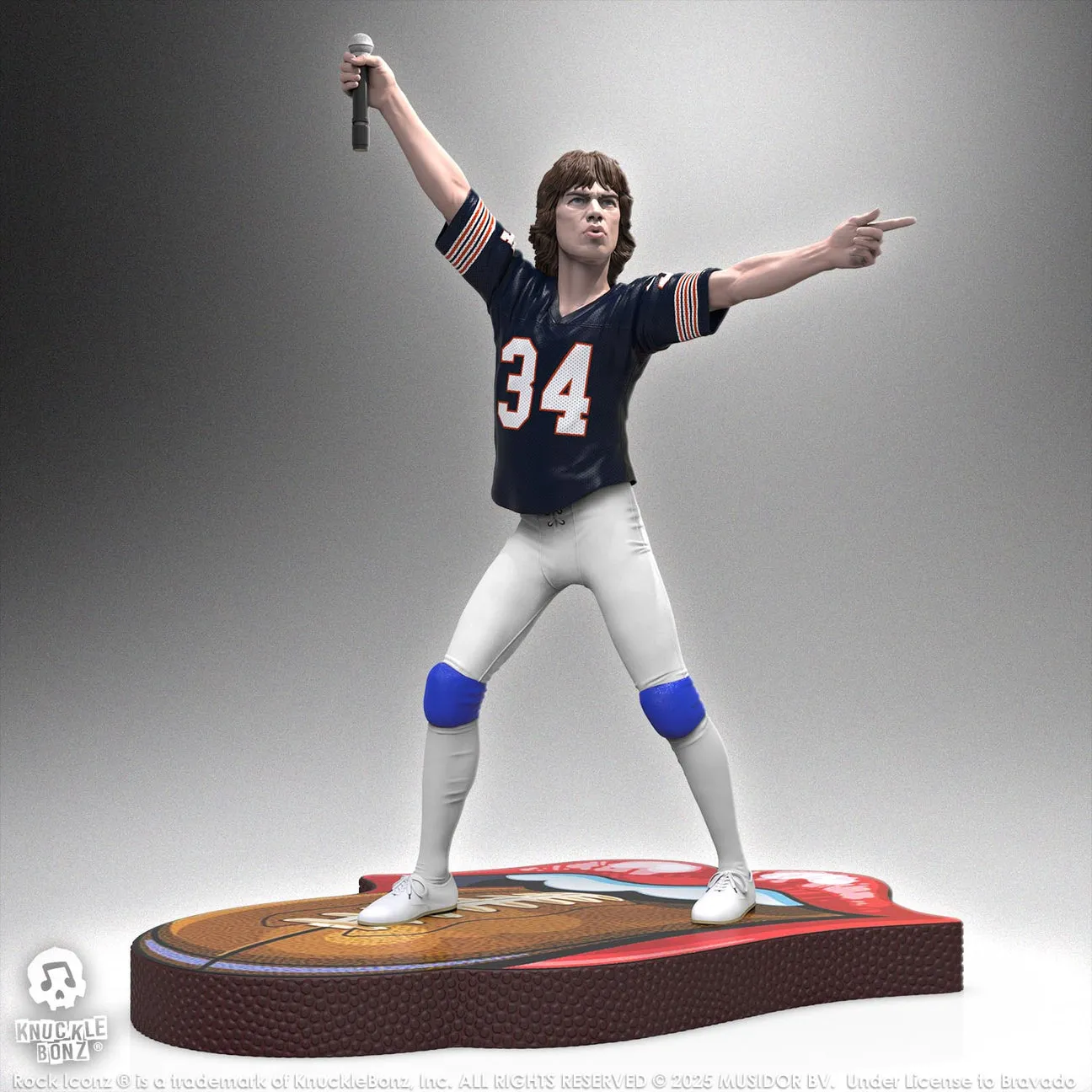 Rolling Stones - Mick Jagger Tour '81 (Black Jersey) Statue - Image 11