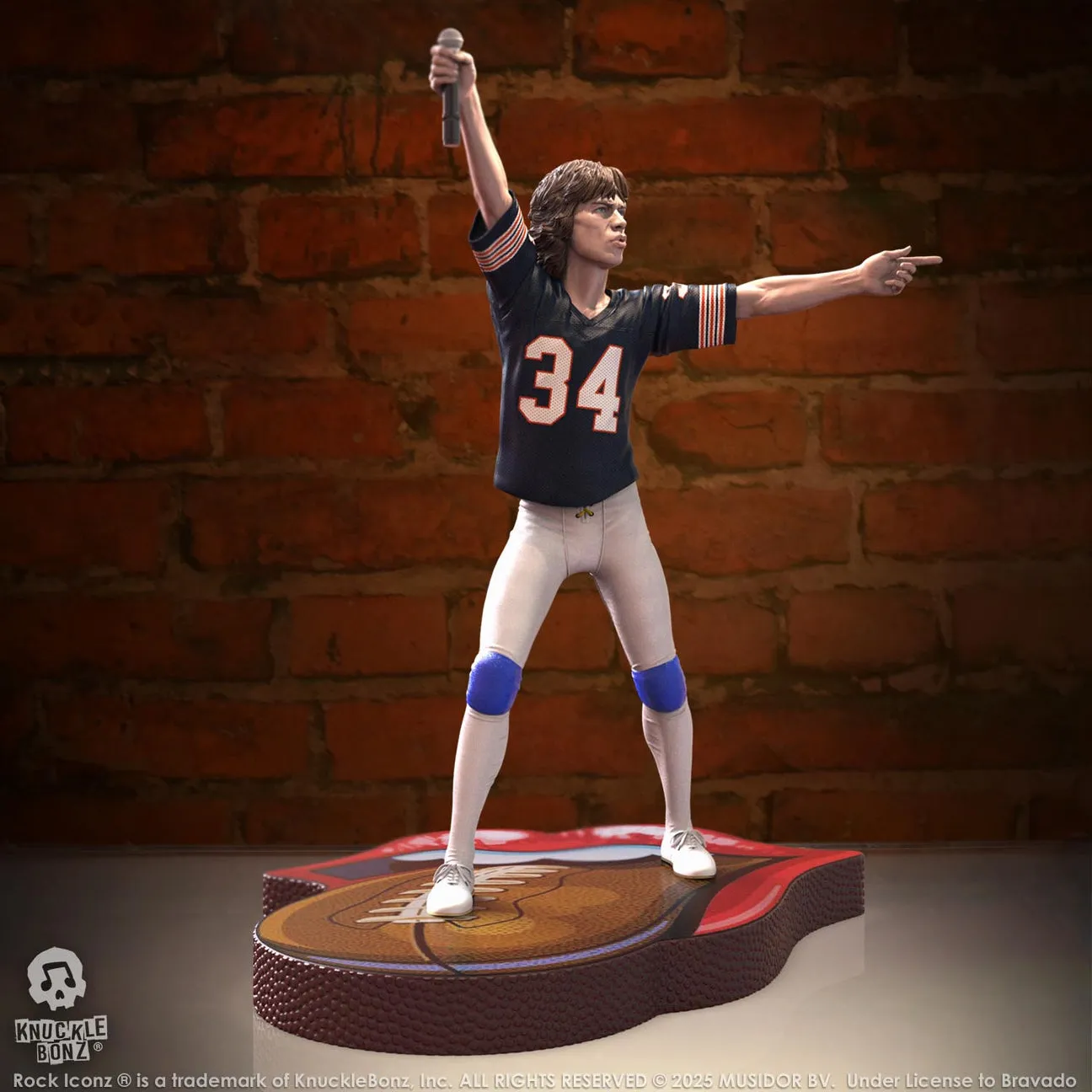 Rolling Stones - Mick Jagger Tour '81 (Black Jersey) Statue - Image 4