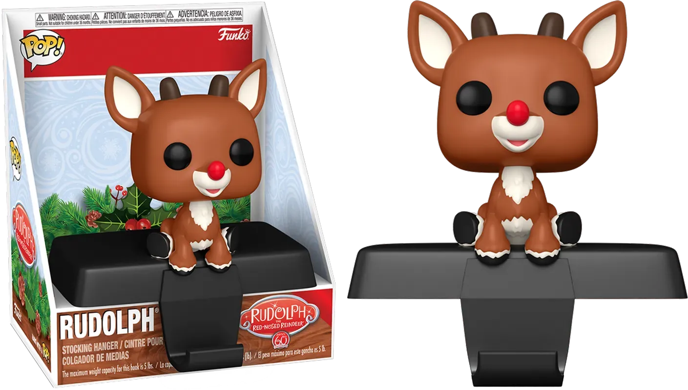 Rudolph - Rudolph Pop! Edge-Sitter Stocking Hanger
