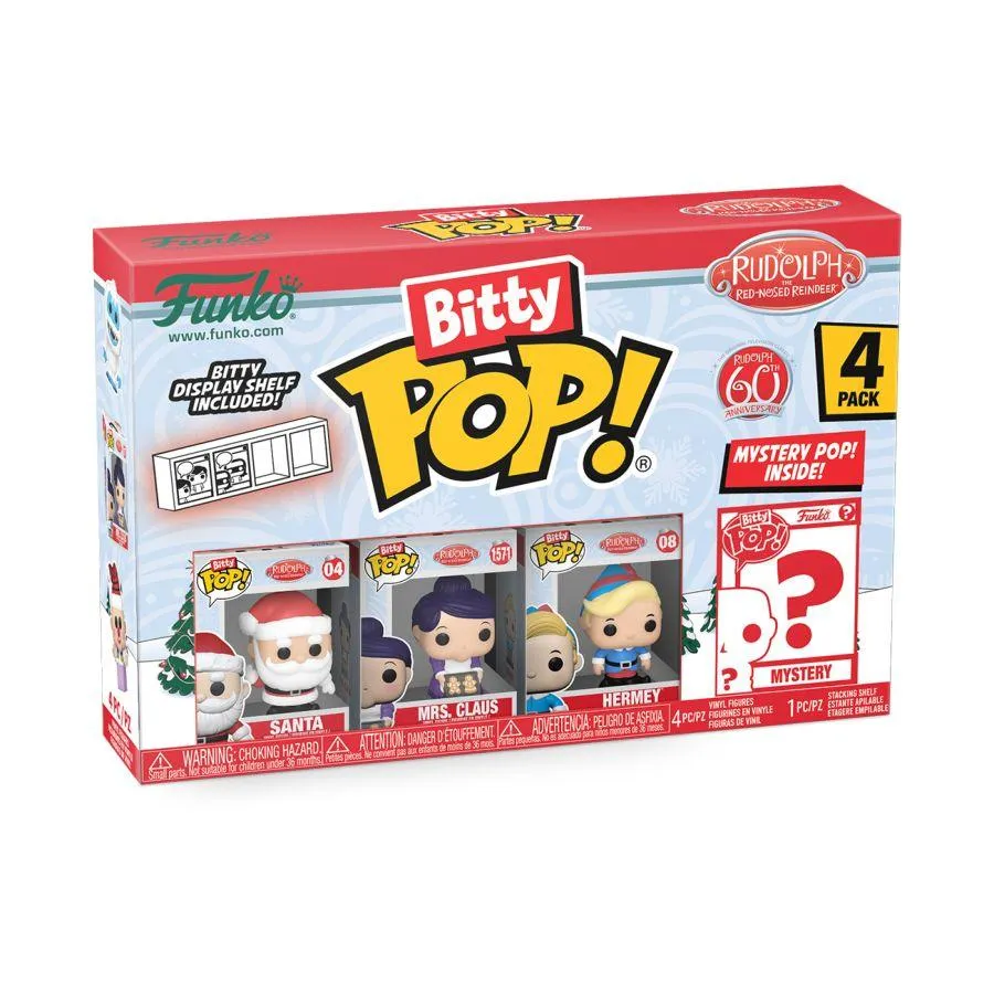 Rudolph - Santa Bitty Pop! 4-Pack - Image 2