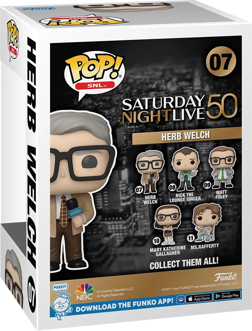 Saturday Night Live: 50th Anniversary - Herb Welch Pop! Vinyl - Image 4