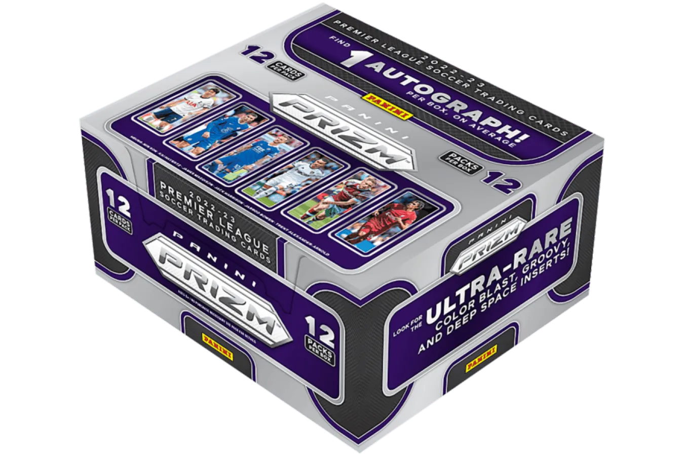 Soccer - 2022/23 Prizm Premier League Hobby Trading Cards (Display of 12)