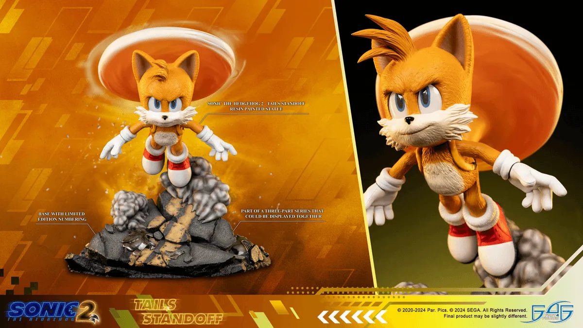 Sonic the Hedgehog 2 - Tails Standoff Statue - Image 2