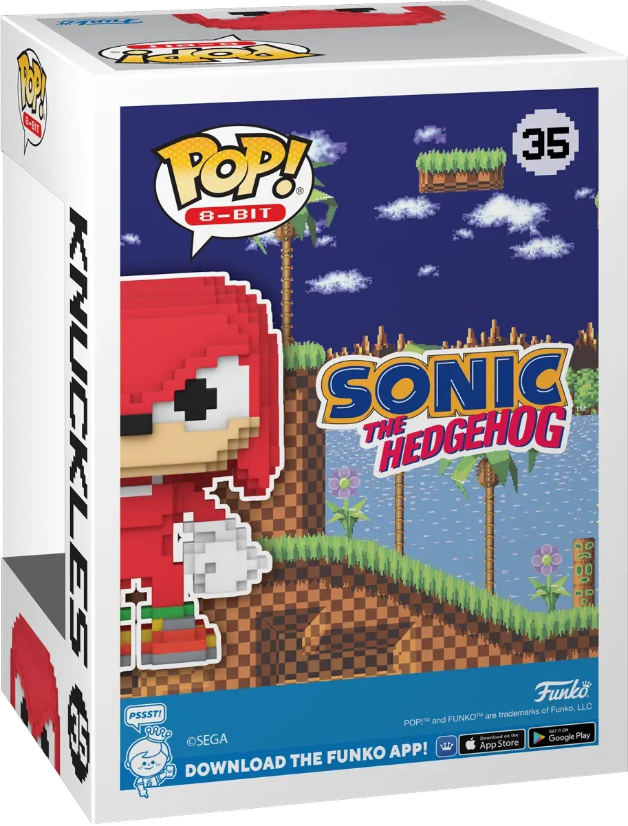Sonic the Hedgehog - Knuckles 8-Bit US Exclusive Pop! Vinyl [RS] - Image 4