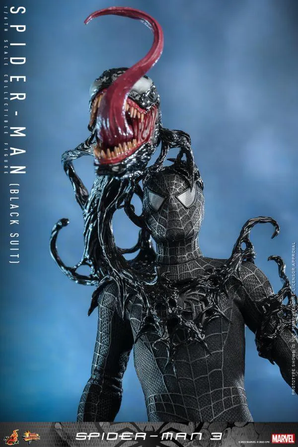 Spider-Man 3 - Spider-Man (Black Suit) 1:6 Scale Collectable Action Figure - Image 4