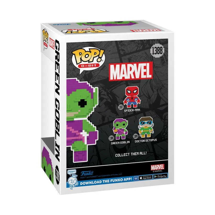 Spider-Man - Green Goblin 8-Bit US Exclusive Pop! Vinyl [RS] - Image 4
