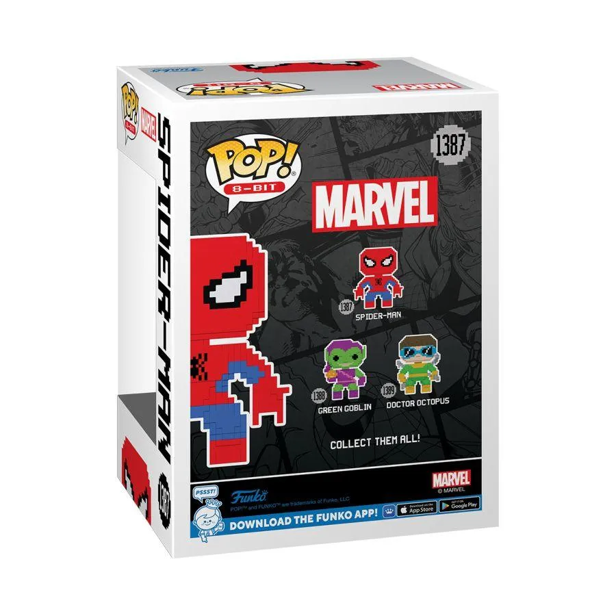 Spider-Man - Spider-Man 8-Bit US Exclusive Pop! Vinyl [RS] - Image 4