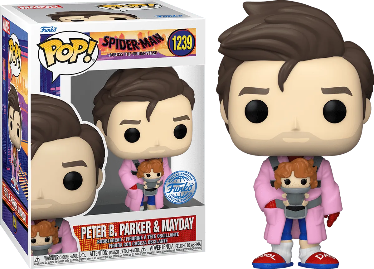 Spiderman: Acros the Spider-Verse - Peter B. Parker & Mayday US Exclusive Pop! Vinyl [RS]