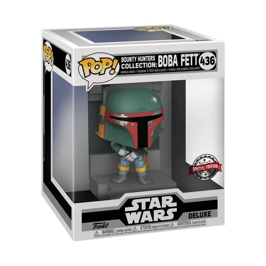 Star Wars - Boba Fett Metallic US Exclusive Pop! Deluxe Diorama [RS] - Image 3